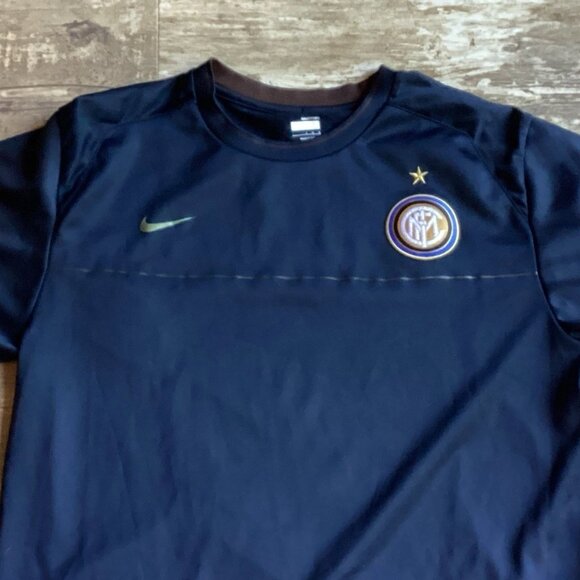 Nike Fit Inter Milan Training Football Jersey Soccer Shirt Men’s Large - Picture 2 of 6